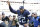 NASHVILLE, TENNESSEE - JANUARY 07: Derrick Henry #22 of the Tennessee Titans runs off the field after the game against the Jacksonville Jaguars at Nissan Stadium on January 07, 2024 in Nashville, Tennessee. (Photo by Wesley Hitt/Getty Images)