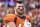 DENVER, CO - DECEMBER 31: Josey Jewell #47 of the Denver Broncos looks on from the sideline during the antional anthem prior to an NFL football game against the Los Angeles Chargers at Empower Field at Mile High on December 31, 2023 in Denver, Colorado. (Photo by Perry Knotts/Getty Images)