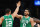 BOSTON, MASSACHUSETTS - MAY 25: Jayson Tatum #0 high fives Grant Williams #12 of the Boston Celtics during the first quarter against the Miami Heat in game five of the Eastern Conference Finals at TD Garden on May 25, 2023 in Boston, Massachusetts. NOTE TO USER: User expressly acknowledges and agrees that, by downloading and or using this photograph, User is consenting to the terms and conditions of the Getty Images License Agreement. (Photo by Maddie Meyer/Getty Images)