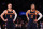NEW YORK, NEW YORK - MARCH 12: Jalen Brunson #11 of the New York Knicks and Donte DiVincenzo #0 of the New York Knicks look on during the third quarter against the Philadelphia 76ers at Madison Square Garden on March 12, 2024 in New York City. NOTE TO USER: User expressly acknowledges and agrees that, by downloading and or using this photograph, User is consenting to the terms and conditions of the Getty Images License Agreement. (Photo by Dustin Satloff/Getty Images)