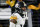 BALTIMORE, MARYLAND - JANUARY 06: Diontae Johnson #18 of the Pittsburgh Steelers reacts after scoring a touchdown in the fourth quarter of a game against the Baltimore Ravens at M&T Bank Stadium on January 06, 2024 in Baltimore, Maryland. (Photo by Patrick Smith/Getty Images)