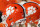 CLEMSON, SC - NOVEMBER 18: Clemson helmets during a college football game between the North Carolina Tar Heels and the Clemson Tigers on November 18, 2023 at Clemson Memorial Stadium in Clemson, S.C. (Photo by John Byrum/Icon Sportswire via Getty Images)