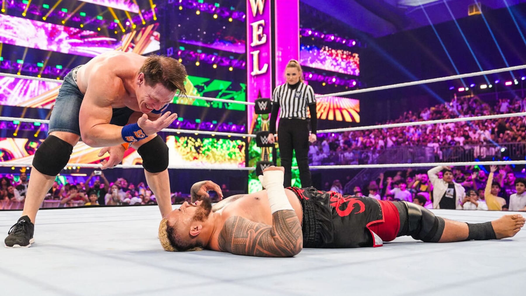 John Cena was last seen in a WWE ring losing to Solo Sikoa. Could he seek revenge at WrestleMania XL?