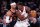 NEW YORK, NEW YORK - MARCH 29: Jimmy Butler #22 of the Miami Heat is guarded by Josh Hart #3 of the New York Knicks during the fourth quarter of the game at Madison Square Garden on March 29, 2023 in New York City. NOTE TO USER: User expressly acknowledges and agrees that, by downloading and or using this photograph, User is consenting to the terms and conditions of the Getty Images License Agreement. (Photo by Dustin Satloff/Getty Images)