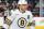 PHILADELPHIA, PENNSYLVANIA - MARCH 23: David Pastrnak #88 of the Boston Bruins looks on against the Philadelphia Flyers at the Wells Fargo Center on March 23, 2024 in Philadelphia, Pennsylvania. (Photo by Len Redkoles/NHLI via Getty Images)