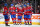 MONTREAL, CANADA - APRIL 02: Nick Suzuki #14 of the Montreal Canadiens celebrates his goal with teammates Alex Newhook #15, Mike Matheson #8, Cole Caufield #22 and Juraj Slafkovsky #20 during the second period against the Florida Panthers at the Bell Centre on April 2, 2024 in Montreal, Quebec, Canada. (Photo by Minas Panagiotakis/Getty Images)