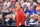 NASHVILLE, TENNESSEE - MARCH 13: Eric Musselman the head coach of the Arkansas Razorbacks gives instructions to his team against the Vanderbilt Commodores during the first round of the SEC Basketball Tournament at Bridgestone Arena on March 13, 2024 in Nashville, Tennessee. (Photo by Andy Lyons/Getty Images)