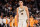 DETROIT, UNITED STATES - 2024/03/31: Zach Edey of Purdue Boilermakers in action against the Tennessee Volunteers in the Elite Eight round of the NCAA Men's Basketball Tournament at Little Caesars Arena. Final score; Purdue 72-66 Tennessee. (Photo by Nicholas Muller/SOPA Images/LightRocket via Getty Images)