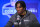 INDIANAPOLIS, IN - MARCH 01: LSU wide receiver Malik Nabers answers questions from the media during the NFL Scouting Combine on March 1, 2024, at the Indiana Convention Center in Indianapolis, IN. (Photo by Zach Bolinger/Icon Sportswire via Getty Images)