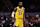 WASHINGTON, DC – APRIL 3: LeBron James #23 of the Los Angeles Lakers reacts against the Washington Wizards at Capital One Arena on April 3, 2024 in Washington, DC. NOTE TO USER: User expressly acknowledges and agrees that by downloading and/or using this photograph, User is agreeing to the terms and conditions of the Getty Images License Agreement. (Photo by Patrick Smith/Getty Images)