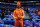 DALLAS, TX - MAY 8: NBA superfan, Mr. Orng poses for a photo before the game between the Phoenix Suns and the Dallas Mavericks during Game 4 of the 2022 NBA Playoffs Western Conference Semifinals on May 8, 2022 at the American Airlines Center in Dallas, Texas. NOTE TO USER: User expressly acknowledges and agrees that, by downloading and or using this photograph, User is consenting to the terms and conditions of the Getty Images License Agreement. Mandatory Copyright Notice: Copyright 2022 NBAE (Photo by Garrett Ellwood/NBAE via Getty Images)