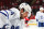 NEWARK, NJ - APRIL 09: Auston Matthews #34 of the Toronto Maple Leafs skates during warm up prior to the game against the New Jersey Devils at the Prudential Center on April 9, 2024 in Newark, New Jersey. (Photo by Rich Graessle/NHLI via Getty Images)