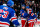 NEW YORK, NEW YORK - APRIL 11: Artemi Panarin #10 of the New York Rangers celebrates with teammates after scoring a goal in the first period against the Philadelphia Flyers at Madison Square Garden on April 11, 2024 in New York City. (Photo by Jared Silber/NHLI via Getty Images)