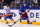 NEW YORK, NY - APRIL 13: New York Rangers Defenseman Braden Schneider (4) in action during the third period of the National Hockey League game between the New York Islanders and the New York Rangers on April 13, 2024 at Madison Square Garden in New York, NY. (Photo by Joshua Sarner/Icon Sportswire via Getty Images)