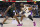 NEW ORLEANS, LOUISIANA - APRIL 14: Zion Williamson #1 of the New Orleans Pelicans defends against LeBron James #23 of the Los Angeles Lakers at Smoothie King Center on April 14, 2024 in New Orleans, Louisiana. NOTE TO USER: User expressly acknowledges and agrees that, by downloading and or using this photograph, User is consenting to the terms and conditions of the Getty Images License Agreement. (Photo by Tyler Kaufman/Getty Images)