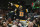 BOSTON, MA - APRIL 20: A Bruins fan cheers during Game 1 of the Eastern Conference First Round playoffs between the Boston Bruins and the Toronto Maple Leafs on April 20, 2024, at TD Garden in Boston, Massachusetts. (Photo by Fred Kfoury III/Icon Sportswire via Getty Images)