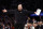 NEW YORK, NEW YORK - APRIL 22: Head coach Tom Thibodeau of the New York Knicks reacts during the first half against the Philadelphia 76ers in Game Two of the Eastern Conference First Round Playoffs at Madison Square Garden on April 22, 2024 in New York City. NOTE TO USER: User expressly acknowledges and agrees that, by downloading and or using this photograph, User is consenting to the terms and conditions of the Getty Images License Agreement. (Photo by Sarah Stier/Getty Images)