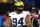 INDIANAPOLIS, IN - DECEMBER 02: Michigan Wolverines defensive lineman Kris Jenkins (94) warms up on the field before the Big 10 Championship game between the Michigan Wolverines and Iowa Hawkeyes on December 2, 2023, at Lucas Oil Stadium in Indianapolis, IN. (Photo by Zach Bolinger/Icon Sportswire via Getty Images)