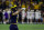 HOUSTON, TX - JANUARY 08: Michigan Wolverines wide receiver Roman Wilson (1) points to teammates during warmups before the CFP National Championship game Michigan Wolverines and Washington Huskies on January 8, 2024, at NRG Stadium in Houston, Texas. (Photo by David Buono/Icon Sportswire via Getty Images)
