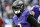 BALTIMORE, MD - JANUARY 28:  Baltimore Ravens wide receiver Odell Beckham Jr. (3) warms up prior to the Kansas City Chiefs game versus the Baltimore Ravens in the AFC Championship Game on January 28, 2024 at M&T Bank Stadium in Baltimore, MD.  (Photo by Mark Goldman/Icon Sportswire via Getty Images)