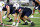 TUCSON, AZ - SEPTEMBER 02.  Arizona Wildcats defensive lineman Tyler Manoa #92, during a football game between the Northern Arizona University Lumberjacks and the University of Arizona Wildcats on September 2, 2023 at Arizona Stadium in Tucson, AZ.  (Photo by Christopher Hook/Icon Sportswire via Getty Images)