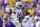 BATON ROUGE, LOUISIANA - NOVEMBER 25: Andre' Sam #14 of the LSU Tigers reacts against the Texas A&M Aggies during a game at Tiger Stadium on November 25, 2023 in Baton Rouge, Louisiana. (Photo by Jonathan Bachman/Getty Images)
