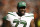 CANTON, OHIO - AUGUST 03: Mekhi Becton #77 of the New York Jets looks on during the second half of the 2023 Pro Hall of Fame Game against the Cleveland Browns at Tom Benson Hall Of Fame Stadium on August 03, 2023 in Canton, Ohio. (Photo by Nick Cammett/Diamond Images via Getty Images)