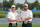 AVONDALE, LOUISIANA - APRIL 28: (L-R) Rory McIlroy of Northern Ireland and Shane Lowry of Ireland pose with the trophy after the final round of the Zurich Classic of New Orleans at TPC Louisiana on April 28, 2024 in Avondale, Louisiana. (Photo by Jonathan Bachman/Getty Images)