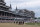 LOUISVILLE, KY - MAY 06: General view as the field rounds turn one during the 149th running of the Kentucky Derby at Churchill Downs on May 06, 2023 in Louisville, Kentucky. (Photo by Joe Robbins/Icon Sportswire via Getty Images)