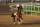 LOUISVILLE, KENTUCKY - APRIL 28: Resilience runs on the track during the morning training for the Kentucky Derby at Churchill Downs on April 28, 2024 in Louisville, Kentucky. (Photo by Andy Lyons/Getty Images)