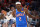 OKLAHOMA CITY, OKLAHOMA - APRIL 24: Shai Gilgeous-Alexander #2 of the Oklahoma City Thunder reacts after scoring during game two of the first round of the NBA playoffs against the New Orleans Pelicans at Paycom Center on April 24, 2024 in Oklahoma City, Oklahoma. (Photo by Jamie Squire/Getty Images)