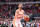 CHICAGO, IL - APRIL 17: Trae Young #11 of the Atlanta Hawks shoots a free throw during the game against the Chicago Bulls during the 2024 Play-In Tournament on April 17, 2024 at United Center in Chicago, Illinois. NOTE TO USER: User expressly acknowledges and agrees that, by downloading and or using this photograph, User is consenting to the terms and conditions of the Getty Images License Agreement. Mandatory Copyright Notice: Copyright 2024 NBAE (Photo by Jeff Haynes/NBAE via Getty Images)
