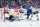 TORONTO, ON - MAY 2: Matthew Knies #23 of the Toronto Maple Leafs skates to the net against Pavel Zacha #18 and Jeremy Swayman #1 of the Boston Bruins during the first period in Game Six of the First Round of the 2024 Stanley Cup Playoffs at Scotiabank Arena on May 2, 2024 in Toronto, Ontario, Canada. (Photo by Mark Blinch/NHLI via Getty Images)