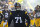 PITTSBURGH, PA - NOVEMBER 12: Pittsburgh Steelers guard Nate Herbig (71) looks on during the regular season NFL football game between the Green Bay Packers and Pittsburgh Steelers on November 12, 2023 at Acrisure Stadium in Pittsburgh, PA. (Photo by Mark Alberti/Icon Sportswire via Getty Images)