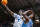 INDIANAPOLIS, INDIANA - APRIL 04: Kadary Richmond #1 of the Seton Hall Pirates shoots the ball against Xavier Bledson #0 of the Indiana State Sycamores during the second half in the NIT championship at Hinkle Fieldhouse on April 4, 2024 in Indianapolis, Indiana. (Photo by Michael Hickey/Getty Images)