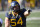 MORGANTOWN, WEST VIRGINIA - OCTOBER 29: Zach Frazier #54 of the West Virginia Mountaineers lines up against the TCU Horned Frogs at Mountaineer Field on October 29, 2022 in Morgantown, West Virginia. (Photo by G Fiume/Getty Images)