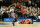 AUCKLAND, NEW ZEALAND - FEBRUARY 09: AJ Johnson of the Hawks 
 makes a break during the round 19 NBL match between New Zealand Breakers and Illawarra Hawks at Spark Arena, on February 09, 2024, in Auckland, New Zealand. (Photo by Fiona Goodall/Getty Images)