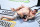 Dustin Poirier attempts a guillotine choke against Dan Hooker