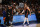 NEW YORK, NY - APRIL 22: Isaiah Hartenstein #55 and Mitchell Robinson #23 of the New York Knicks high five during the game against the Philadelphia 76ers during Round 1 Game 2 of the 2024 NBA Playoffs on April 22, 2024 at Madison Square Garden in New York City, New York.  NOTE TO USER: User expressly acknowledges and agrees that, by downloading and or using this photograph, User is consenting to the terms and conditions of the Getty Images License Agreement. Mandatory Copyright Notice: Copyright 2024 NBAE  (Photo by David Dow/NBAE via Getty Images)