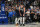 DALLAS, TX - MAY 26: Kyrie Irving #11 embraces Luka Doncic #77 of the Dallas Mavericks during the game against the Minnesota Timberwolves during Game 3 of the Western Conference Finals of the 2024 NBA Playoffs on May 26, 2024 at the American Airlines Center in Dallas, Texas. NOTE TO USER: User expressly acknowledges and agrees that, by downloading and or using this photograph, User is consenting to the terms and conditions of the Getty Images License Agreement. Mandatory Copyright Notice: Copyright 2024 NBAE (Photo by Glenn James/NBAE via Getty Images)