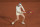 PARIS, FRANCE - JUNE 01: Elena Rybakina of Kazakhstan plays a backhand against Elise Mertens of Belgium in the Women's Singles third round match on Day Seven of the 2024 French Open at Roland Garros on June 01, 2024 in Paris, France. (Photo by Mateo Villalba/Getty Images)