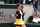 Ukraine's Elina Svitolina plays a forehand return to Romania's Ana Bogdan during their women's singles match on day seven of the French Open tennis tournament at the Roland Garros Complex in Paris on Jun 1, 2024. (Photo by Anne-Christine POUJOULAT / AFP) (Photo by ANNE-CHRISTINE POUJOULAT/AFP via Getty Images)