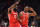 DENVER, CO - FEBRUARY 25: James Harden #13 and Chris Paul #3 of the Houston Rockets celebrate during a timeout against the Denver Nuggets at Pepsi Center on February 25, 2018 in Denver, Colorado. NOTE TO USER: User expressly acknowledges and agrees that, by downloading and or using this photograph, User is consenting to the terms and conditions of the Getty Images License Agreement. (Photo by Justin Tafoya/Getty Images)