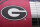 MIAMI GARDENS, FLORIDA - DECEMBER 30: A general view of the Georgia Bulldogs logo before the Capital One Orange Bowl between the Georgia Bulldogs and the Florida State Seminoles at Hard Rock Stadium on December 30, 2023 in Miami Gardens, Florida. (Photo by Rich Storry/Getty Images)