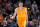 DETROIT, MICHIGAN - MARCH 31: Dalton Knecht #3 of the Tennessee Volunteers celebrates a three point basket against the Purdue Boilermakers during the first half in the Elite 8 round of the NCAA Men's Basketball Tournament at Little Caesars Arena on March 31, 2024 in Detroit, Michigan. (Photo by Mike Mulholland/Getty Images)