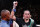 LAS VEGAS, NEVADA - MARCH 25: David Benavidez (R) poses with referee Kenny Bayless after defeating Caleb Plant in a WBC super middleweight fight at MGM Grand Garden Arena on March 25, 2023 in Las Vegas, Nevada. Benavidez retained his WBC interim super middleweight title by unanimous decision.  (Photo by Steve Marcus/Getty Images)