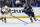 ST. LOUIS, MO - March 25: Vegas Golden Knights center Jack Eichel (9) and St. Louis Blues left wing Pavel Buchnevich (89) both try to gain control over the puck during a regular season game between the Vegas Golden Knights and the St. Louis Blues on March 25, 2024, at the Enterprise Center in St. Louis MO (Photo by Rick Ulreich/Icon Sportswire via Getty Images)