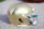 MOBILE, AL - FEBRUARY 01: A general view of a Notre Dame Fighting Irish helmet during the National team practice for the Reese's Senior Bowl on February 1, 2024 at Hancock Whitney Stadium in Mobile, Alabama. (Photo by Michael Wade/Icon Sportswire via Getty Images)