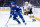 TORONTO, ON - APRIL 27: Auston Matthews #34 of the Toronto Maple Leafs plays the puck against the Boston Bruins during the first period in Game Four of the First Round of the 2024 Stanley Cup Playoffs at Scotiabank Arena on April 27, 2024 in Toronto, Ontario, Canada. (Photo by Mark Blinch/NHLI via Getty Images)