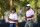 PINEHURST, NORTH CAROLINA - JUNE 11: Tiger Woods of the United States and his son, Charlie Woods, look on from the second hole during a practice round prior to the U.S. Open at Pinehurst Resort on June 11, 2024 in Pinehurst, North Carolina. (Photo by Andrew Redington/Getty Images)